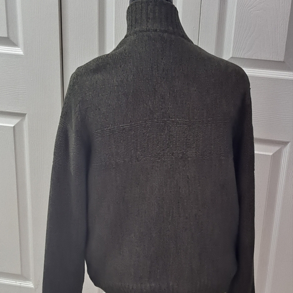 Boston Traders Olive Green Knit Sweater Size M - Picture 4 of 13
